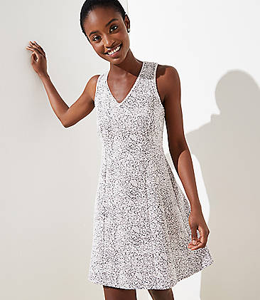 Lace V-Neck Eyelet Dress Yellow