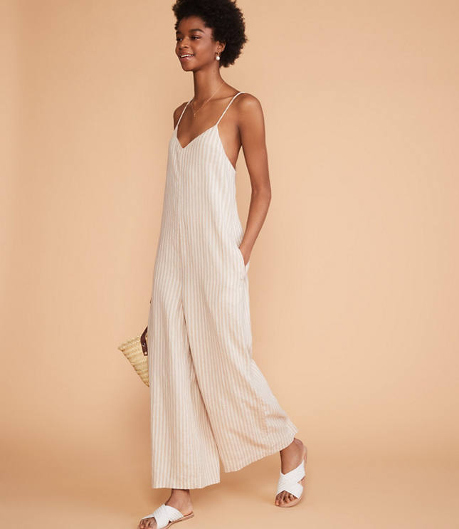 grey strappy jumpsuit