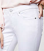Petite Curvy Slim Pocket Skinny Jeans in White carousel Product Image 2