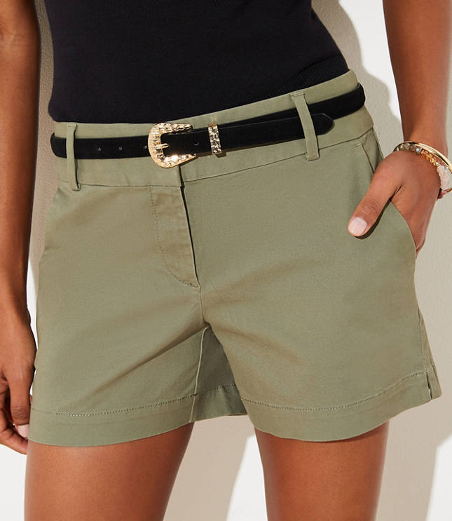Curvy Riviera Shorts with 4 Inch Inseam
