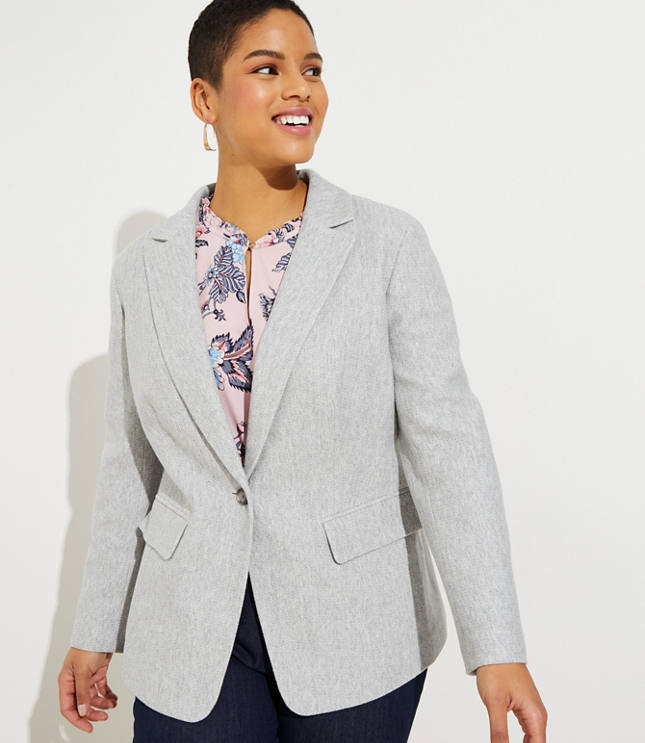 blazer longo plus size