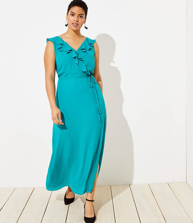 loft plus wrap dress
