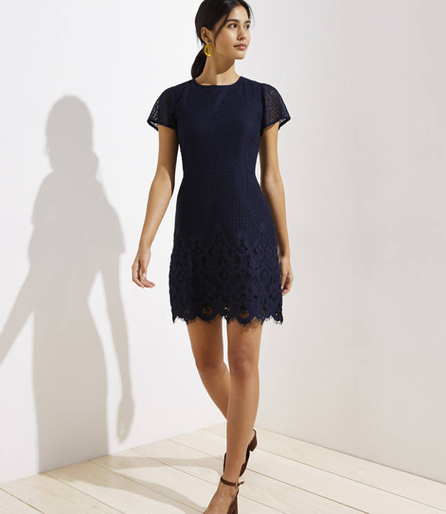 rainbow boucle shift dress