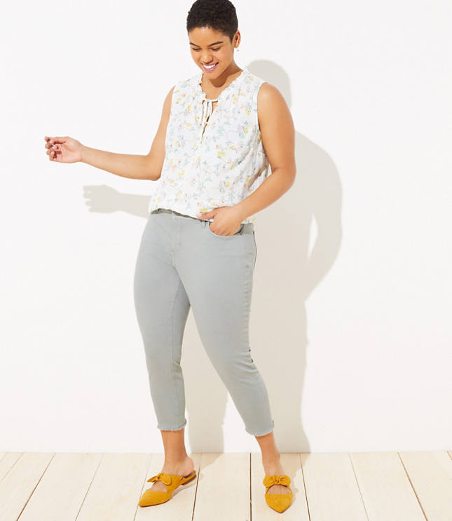 yellow plus size jeans