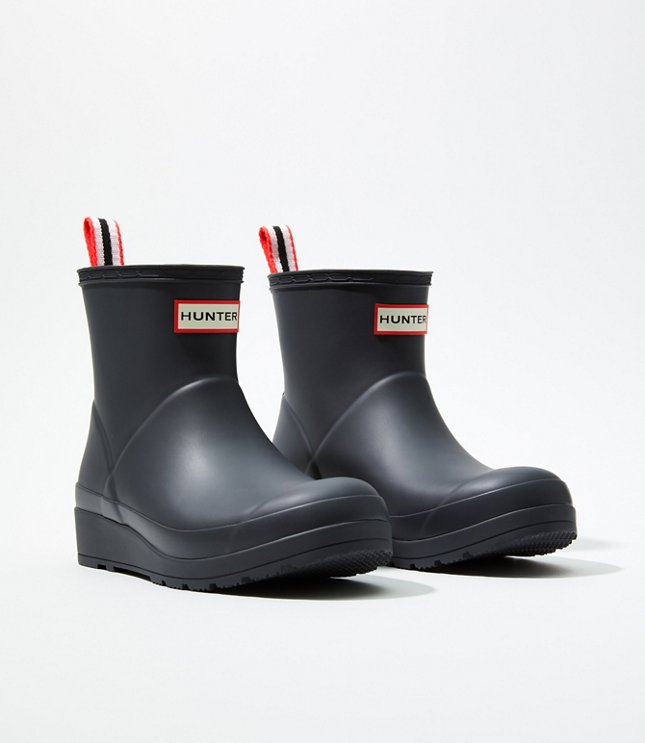 short rubber rain boots