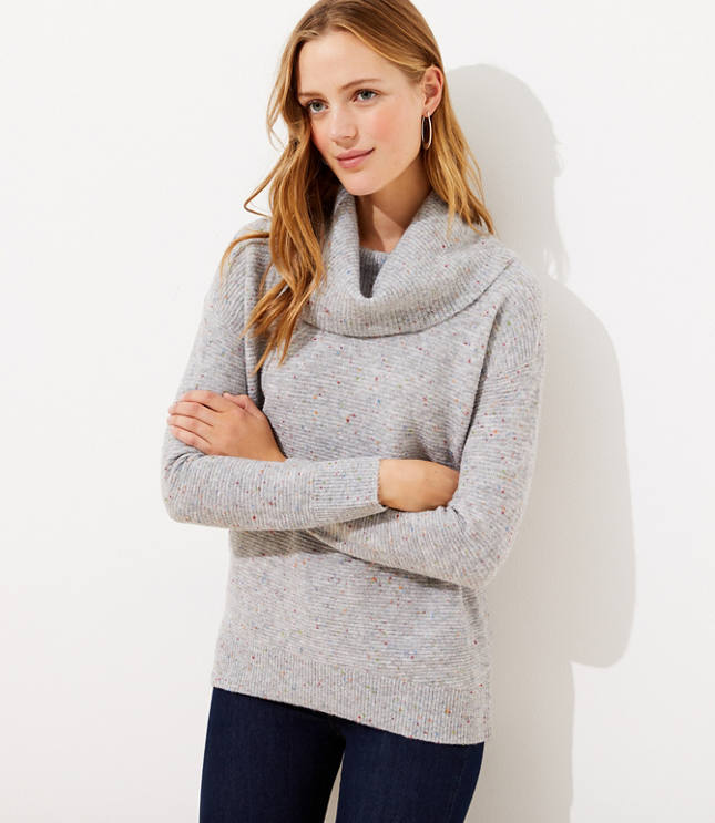 cowl neck tunic sweatshirt