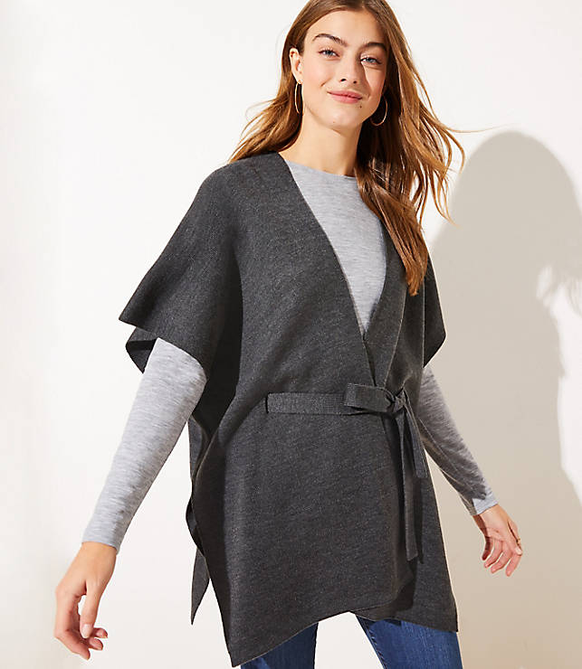 Belted Knit Wrap