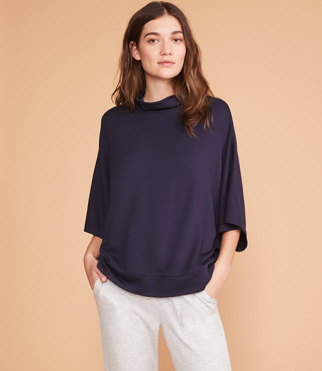 Lou & Grey Signature Softblend Poncho Top