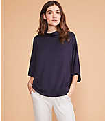 Lou & Grey Signature Softblend Poncho Top carousel Product Image 1