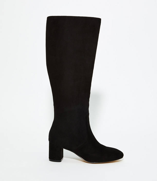 tall block heel boots