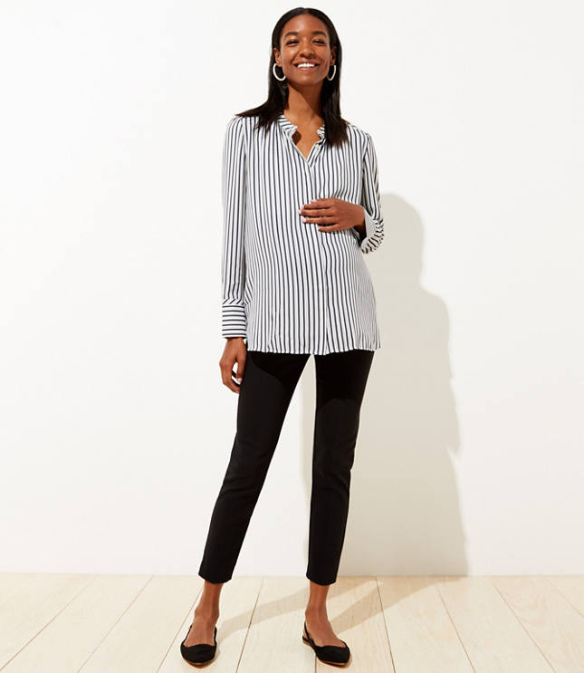 maternity sweater dress with leggings