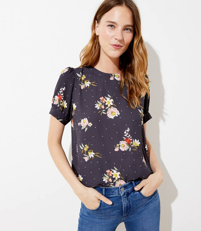 loft blouses petite