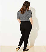 LOFT Plus Straight Leg Jeans in Black carousel Product Image 3
