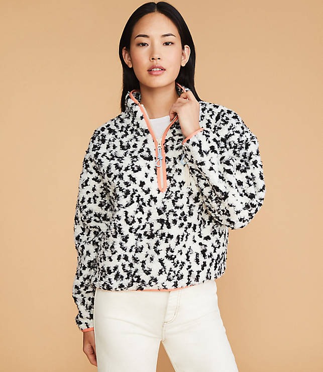 Leopard Print Cozy Up Zip Jacket