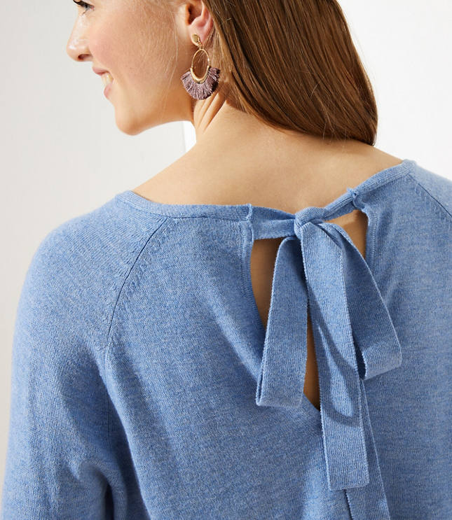 Bow on sale back sweater