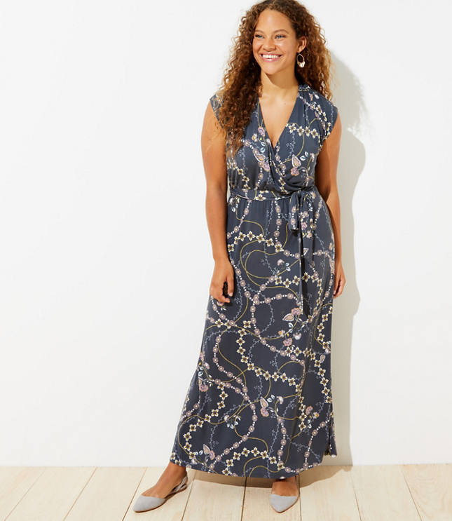 loft plus wrap dress