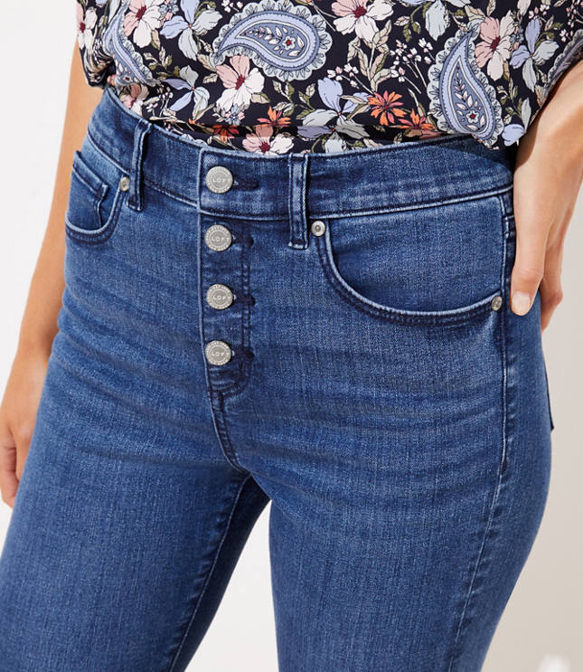 loft button fly jeans