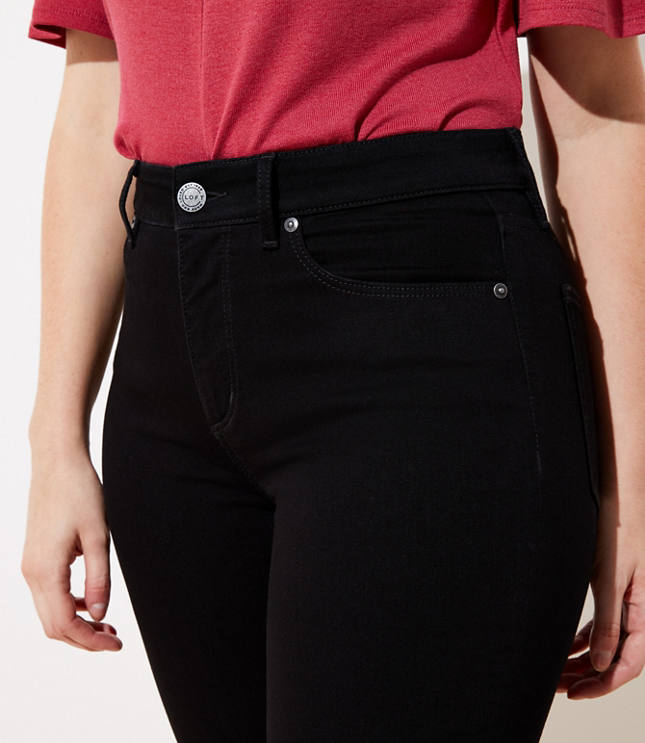 high waisted black jeans curvy