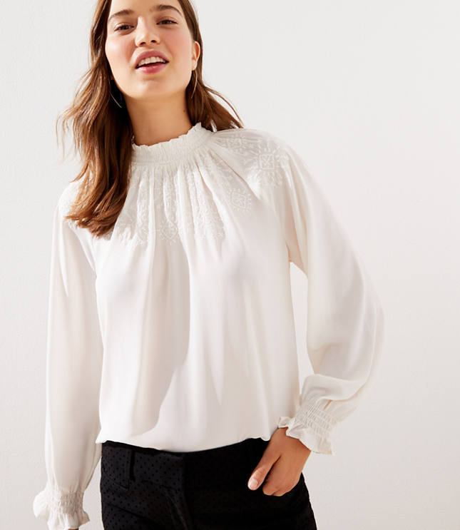 white dressy shirts for women