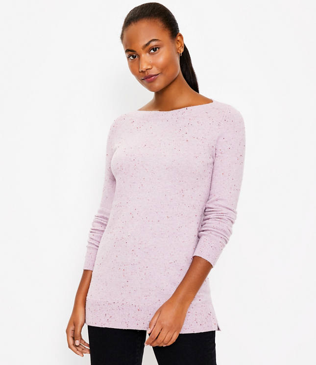 Light pink tunic sweater hotsell