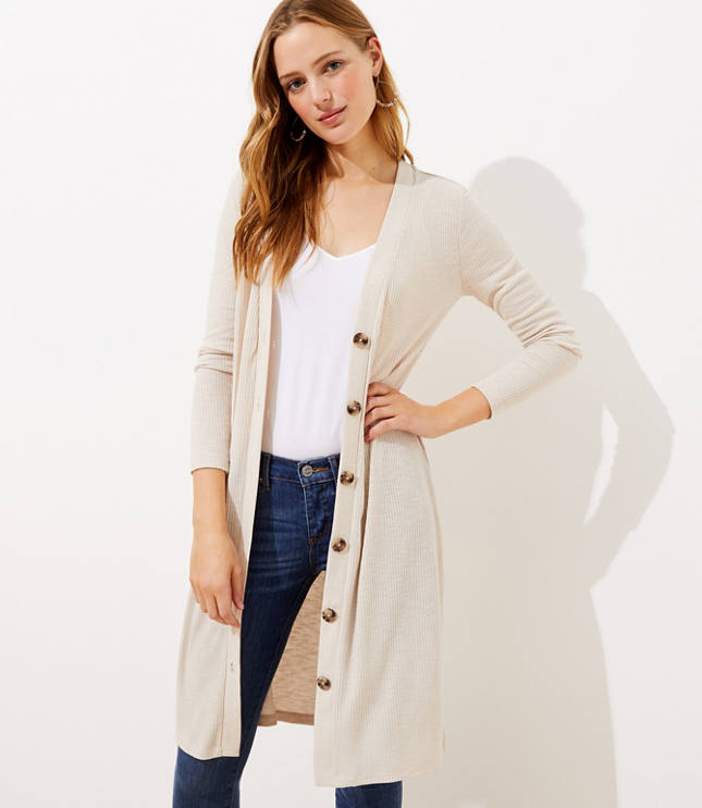 loft long cardigan
