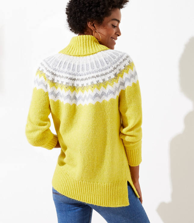 Fairisle Turtleneck Sweater