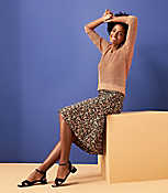 Floral Pull On Midi Skirt carousel Product Image 1