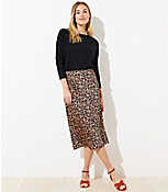 Floral Pull On Midi Skirt carousel Product Image 2