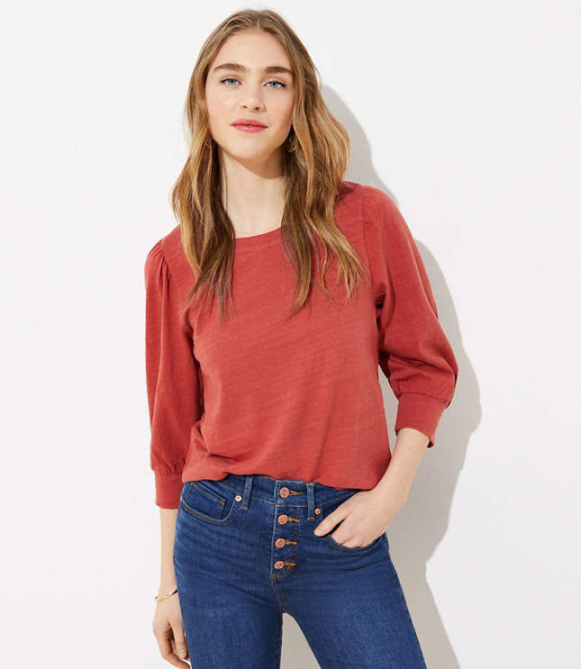 Puff Sleeve Sweatshirt