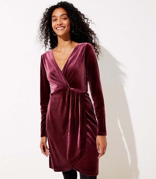 Velvet Wrap Dress Flash Sales, UP TO 53 ...