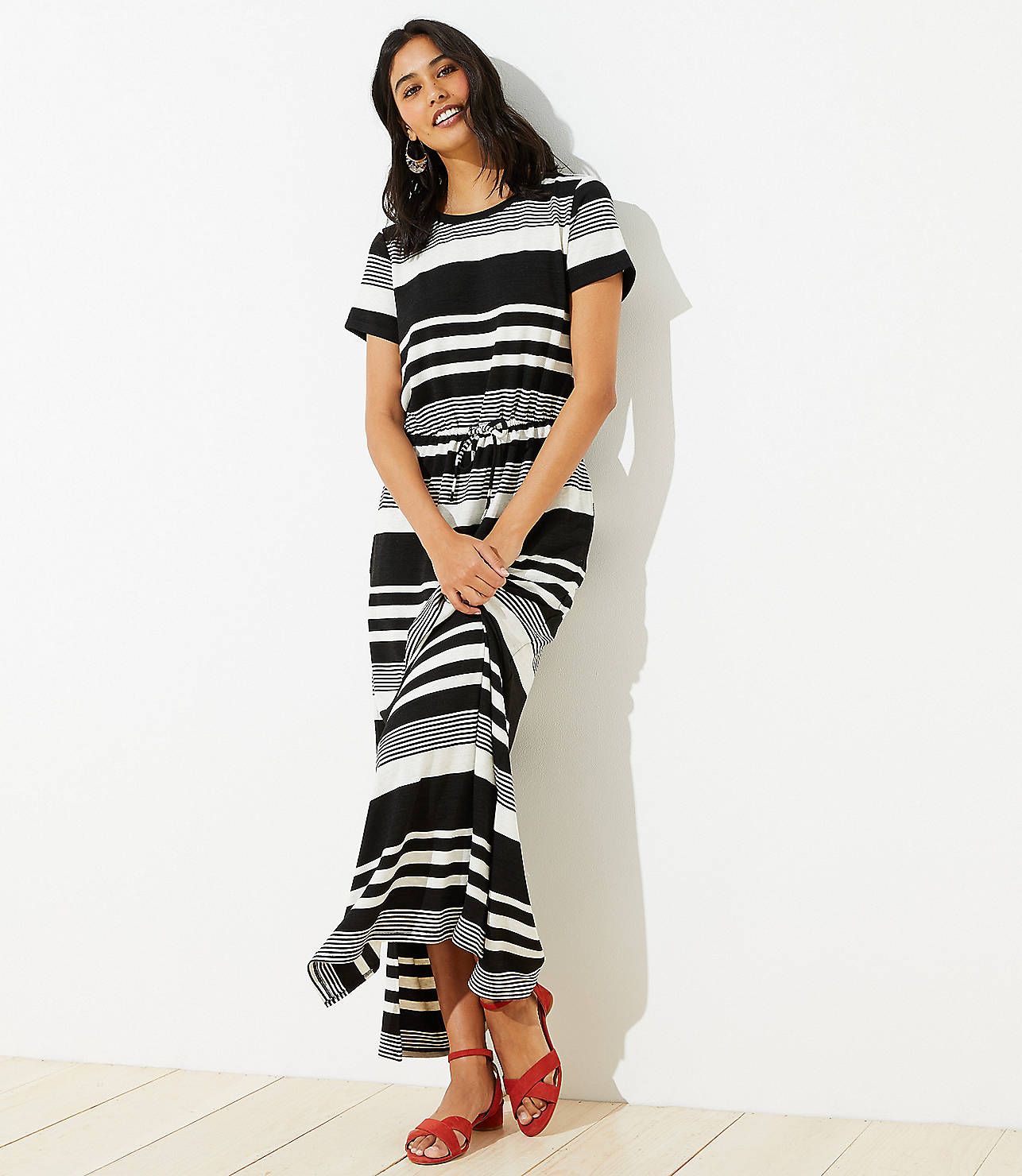 Striped Tee Maxi Dress