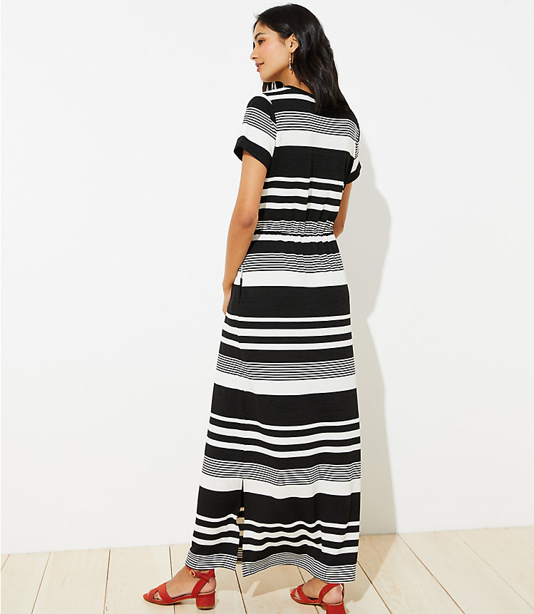 Striped Tee Maxi Dress image number 2