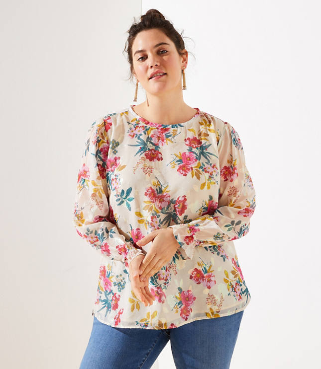 loft plus size blouses