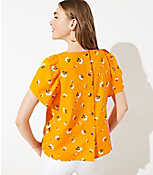 Lily Button Back Flutter Top carousel Product Image 3