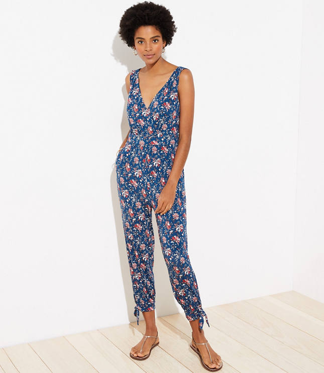 Jumpsuits & Rompers for Women: Floral, Wide Leg & Strapless | LOFT