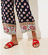 Floral Fluid Drawstring Pants carousel Product Image 2