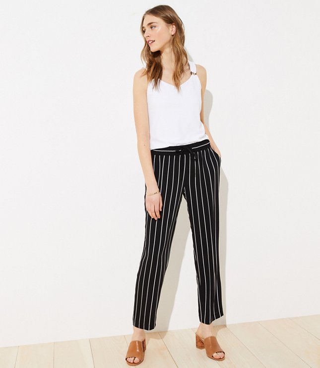 tapered drawstring trousers