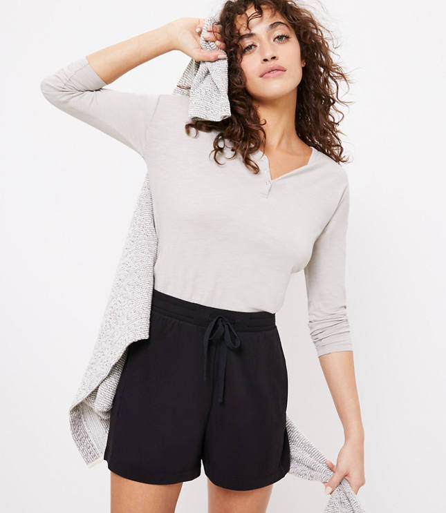 Lou & Grey + Signature Softblend Drawstring Shorts