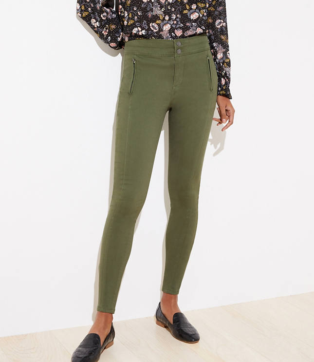 loft camo skinny pants