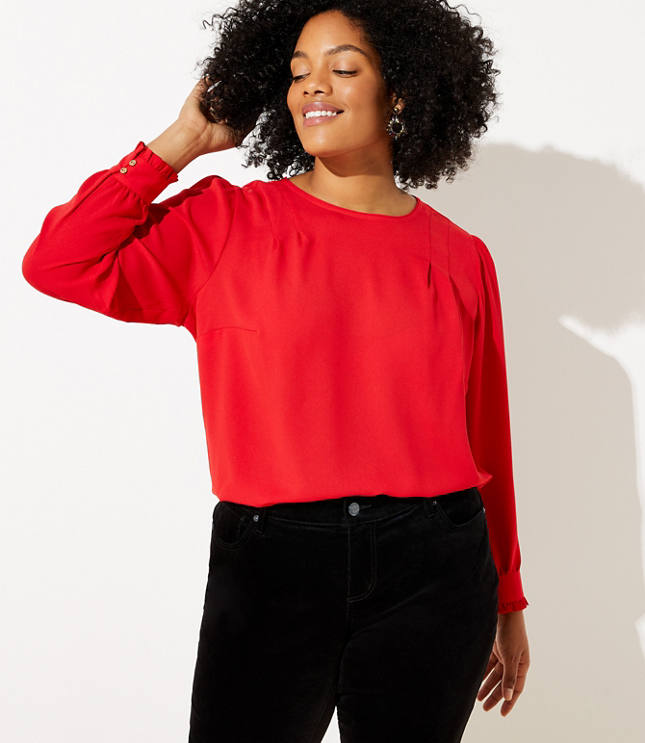 loft plus size blouses