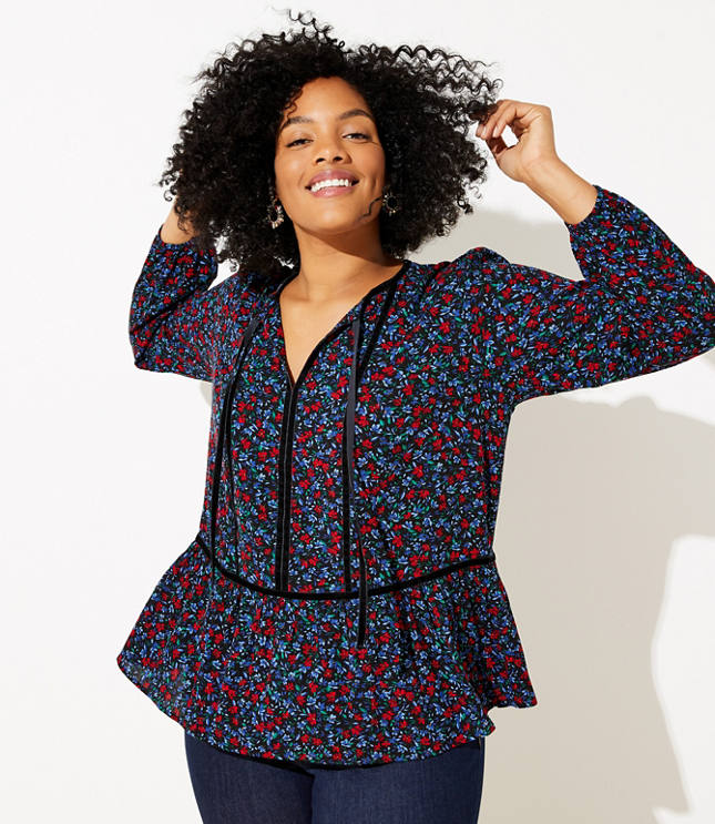 loft plus size blouses