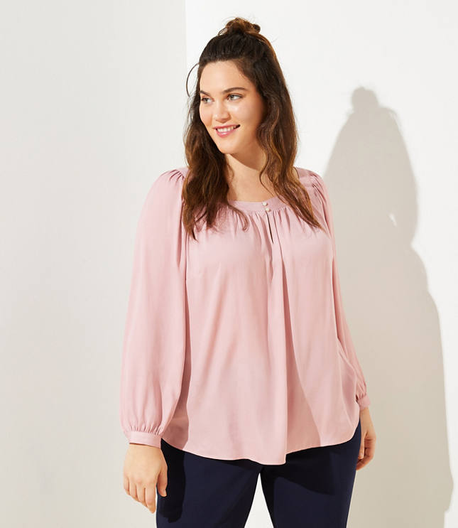 loft plus size blouses