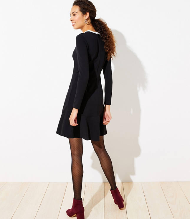 loft black dress