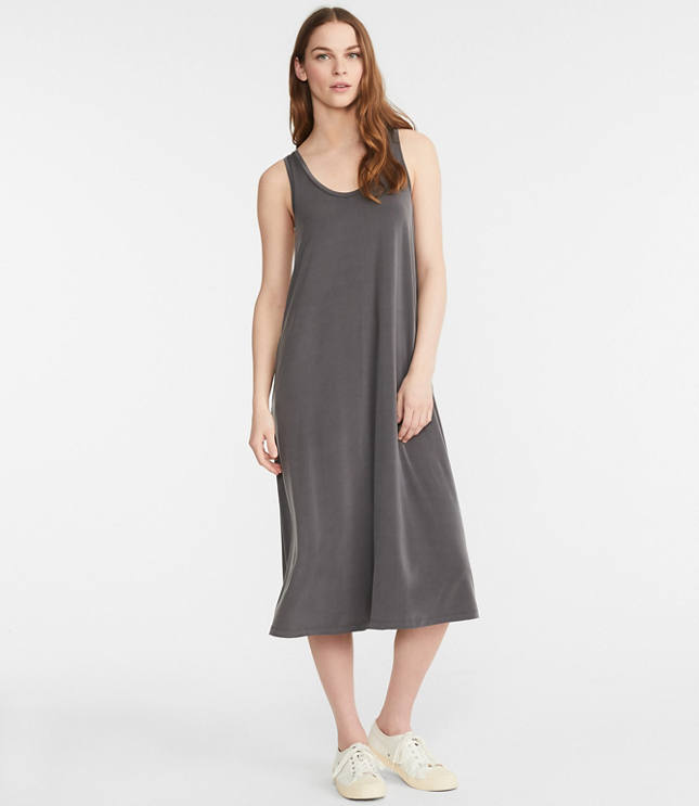 grey maxi dress casual
