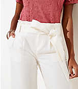 Linen Blend Wide Leg Pants carousel Product Image 2