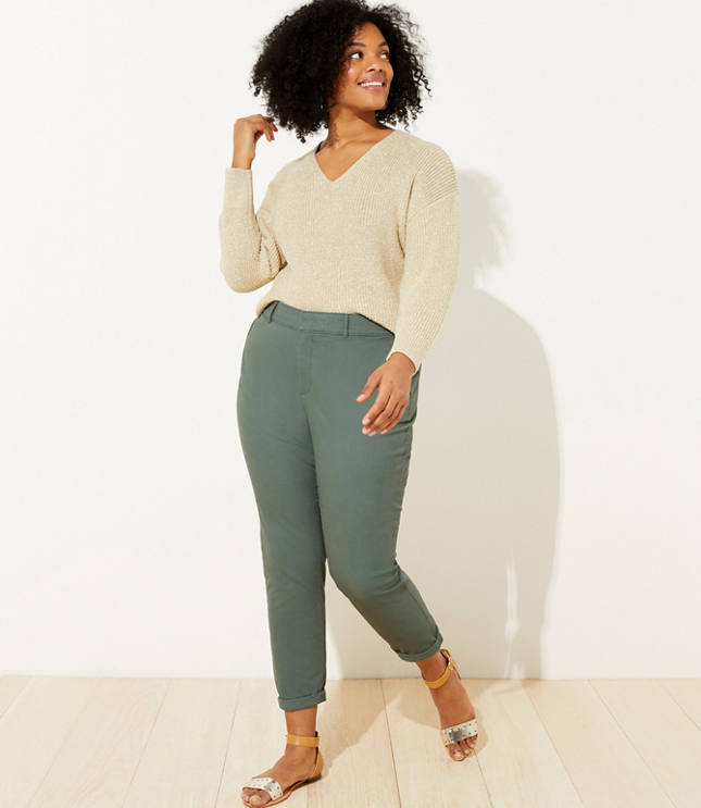 loft plus size pants