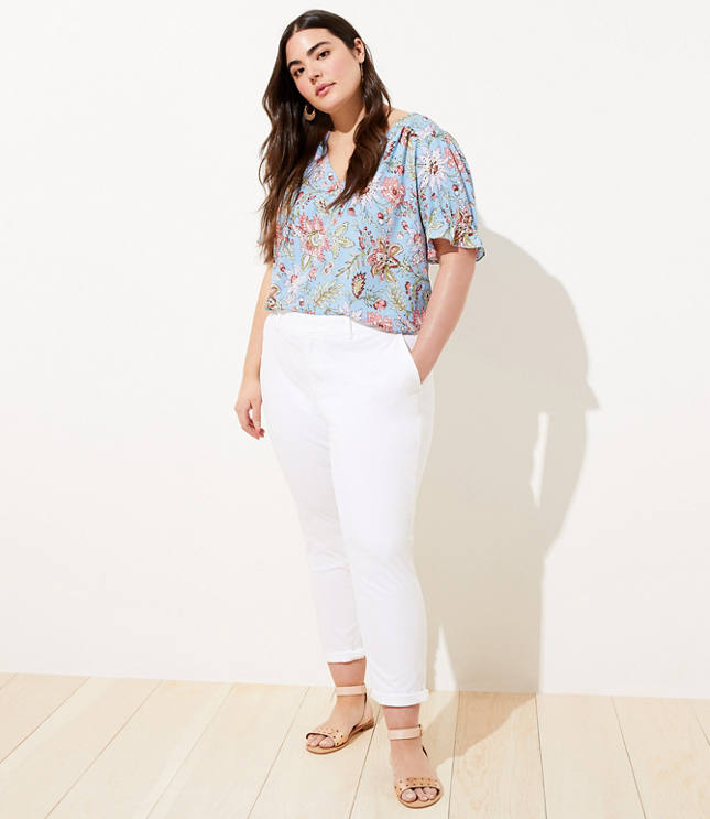 Loft store girlfriend chinos