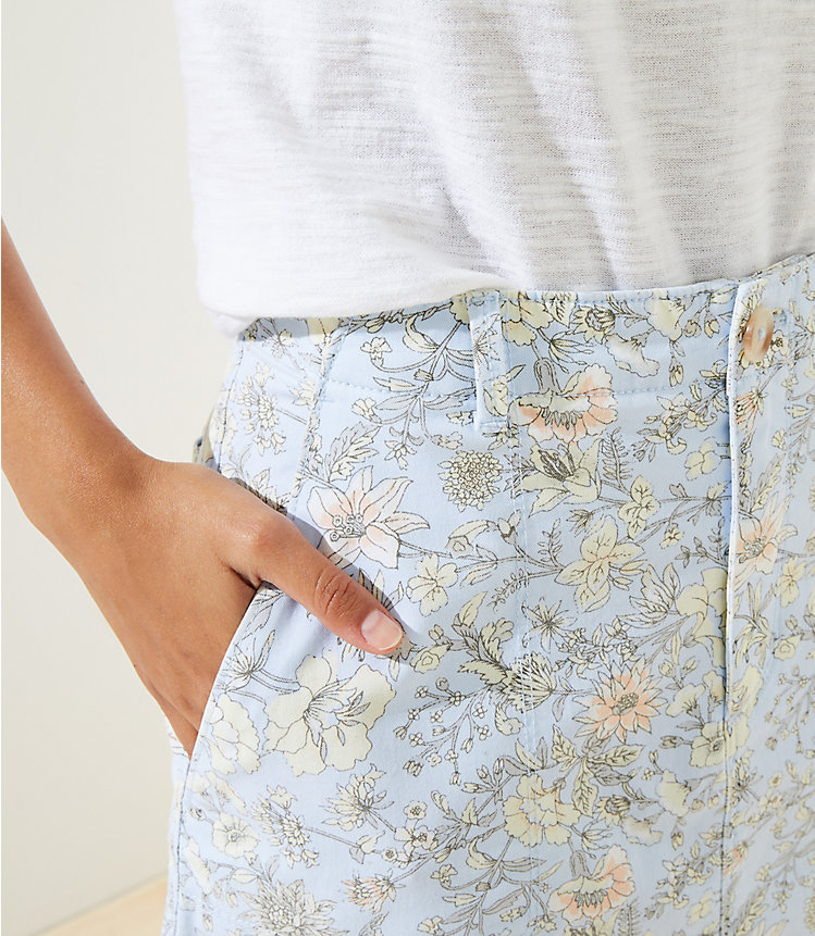 Floral Pocket Shift Skirt image number 1