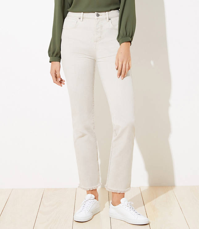 loft white jeans