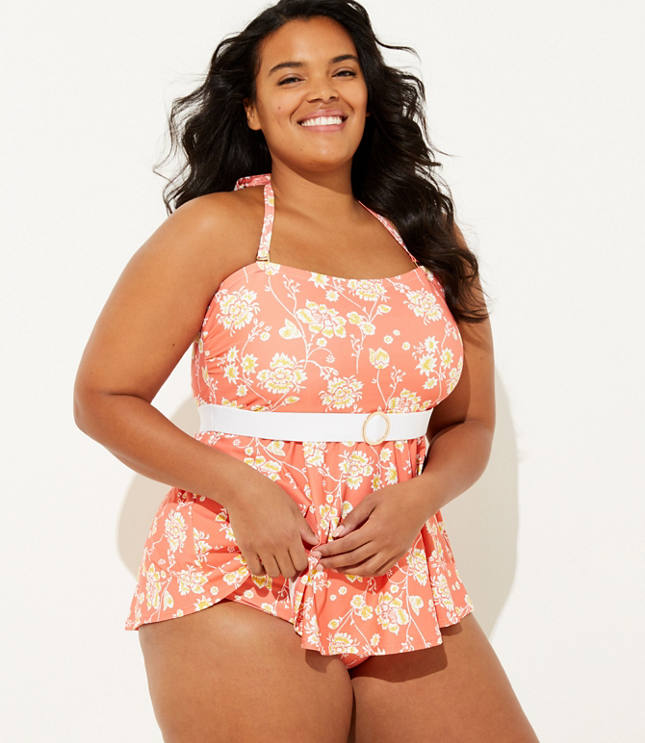 bandeau plus size bathing suits